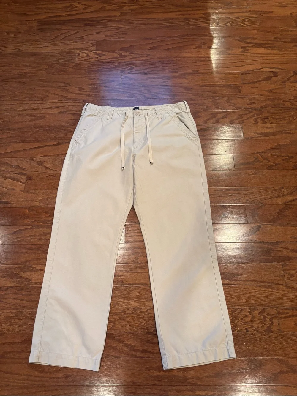 Gap drawstring chino pants